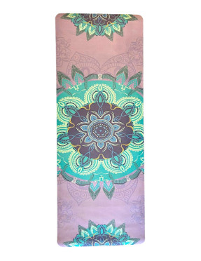 Коврик для йоги " замша каучук 5мм " Bavar Sport